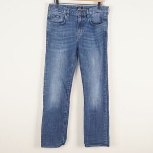 Boss Hugo Boss Kansas Straight Regular Fit Stretch Blue Jeans Mens Sz 30